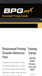 Mobile Screenshot of breezewoodprovinggrounds.com